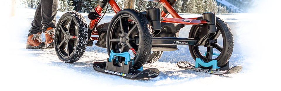 Лыжи на коляску Wheelblades XL. Фото N6